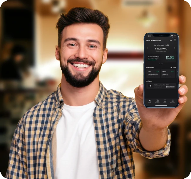 usuario de la app Kapital Bank